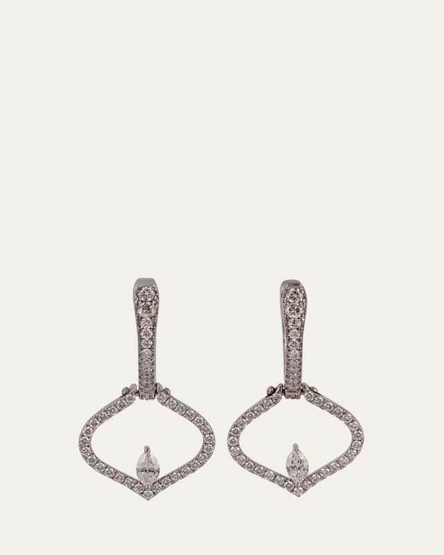 Sarai Diamond Single Motif Earrings